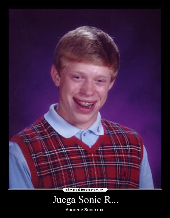 Juega Sonic R... - Aparece Sonic.exe
