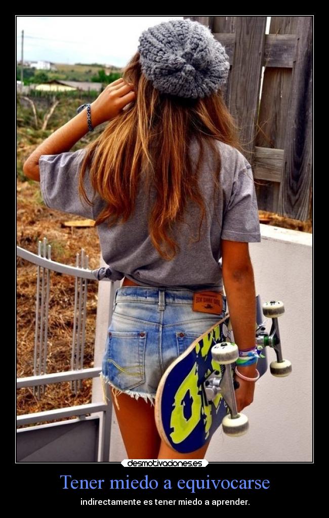 Tener miedo a equivocarse -