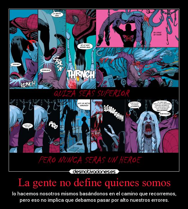 La gente no define quienes somos - 