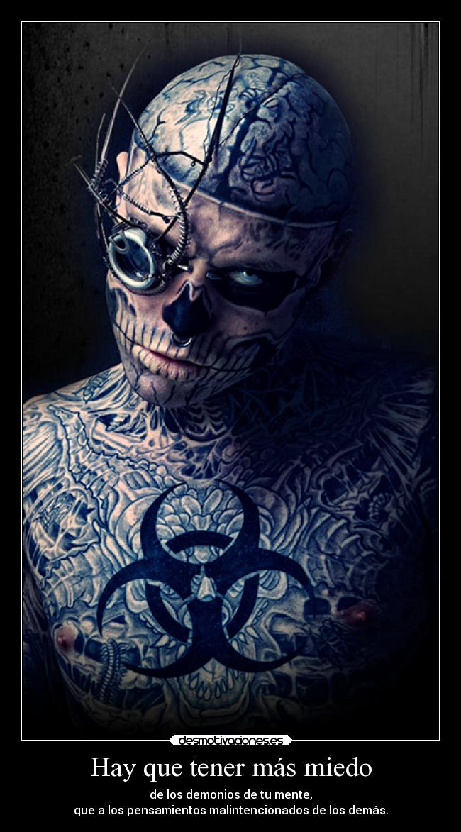 Hay que tener más miedo -