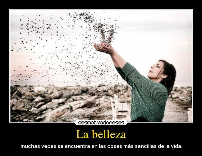 La belleza -