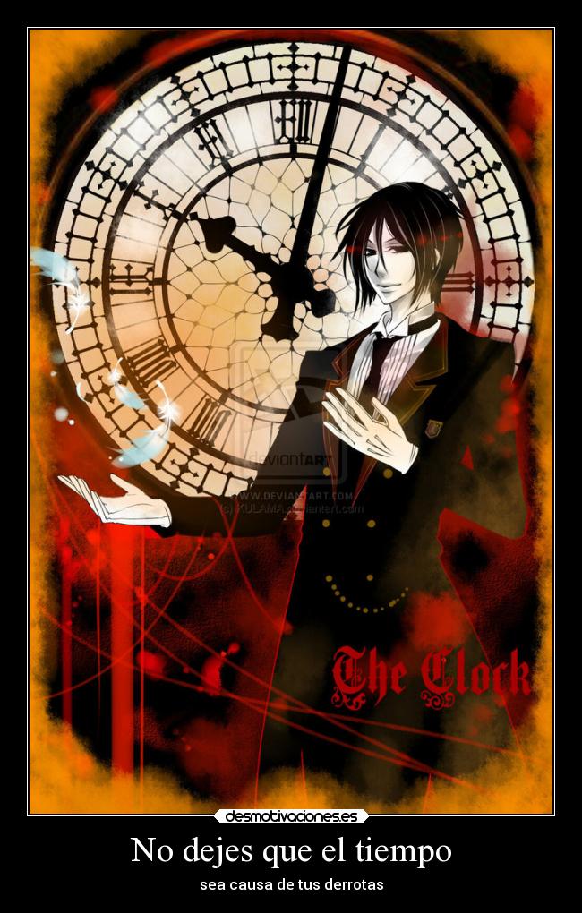 No dejes que el tiempo - sea causa de tus derrotas