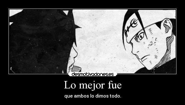 carteles muerte amor amistad madara hashirama traicion perder amigo luchar cosas asi desmotivaciones