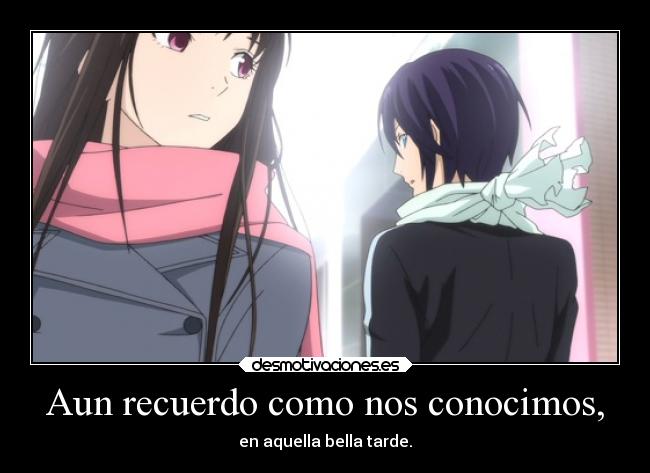 Aun recuerdo como nos conocimos, - en aquella bella tarde.