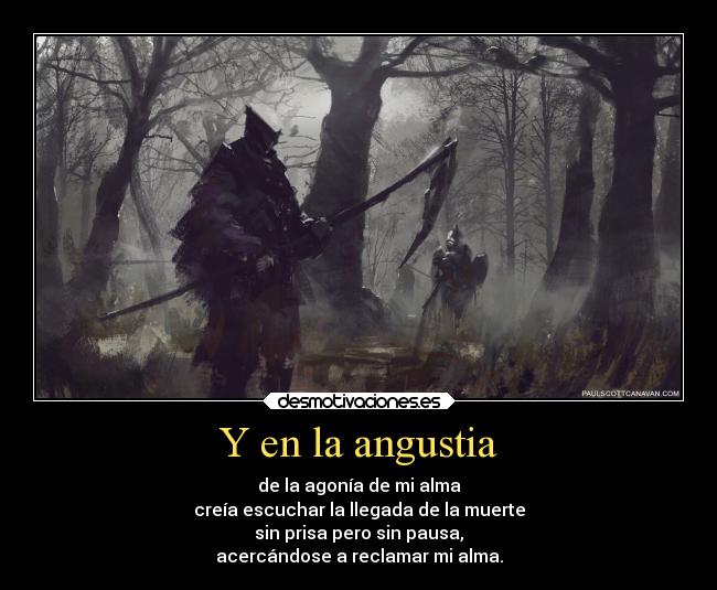 Y en la angustia - 