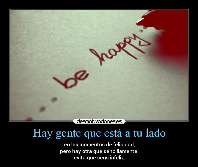 Hay gente que está a tu lado - 