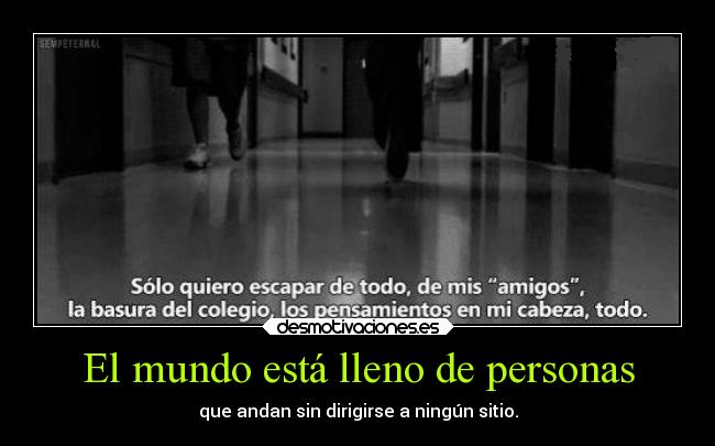 El mundo está lleno de personas -