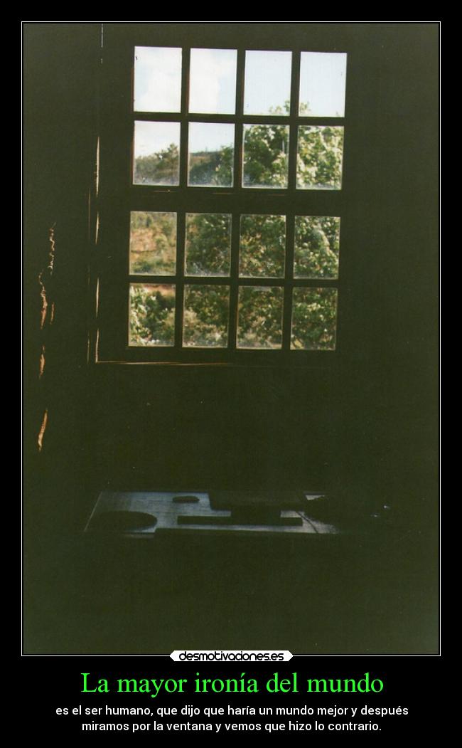 La mayor ironía del mundo - 