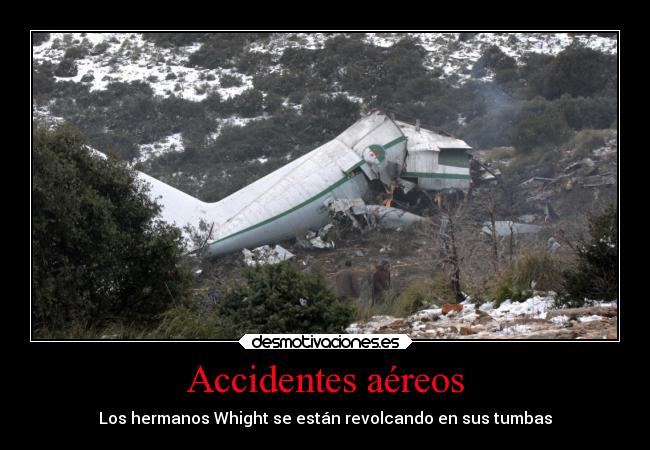 Accidentes aéreos - 