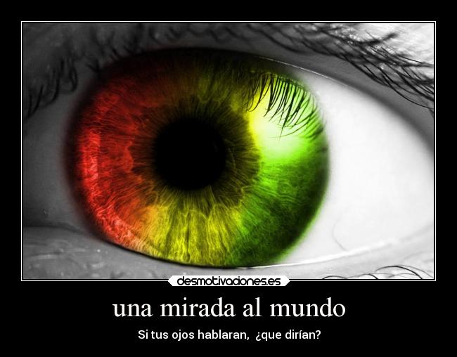 una mirada al mundo - Si tus ojos hablaran, ¿que dirían?