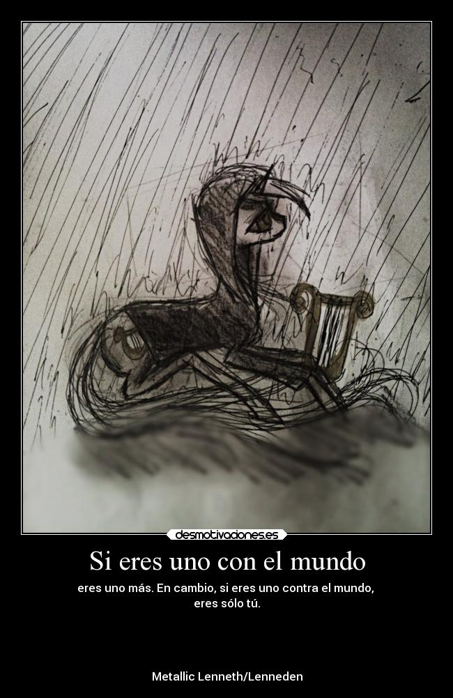 Si eres uno con el mundo - 