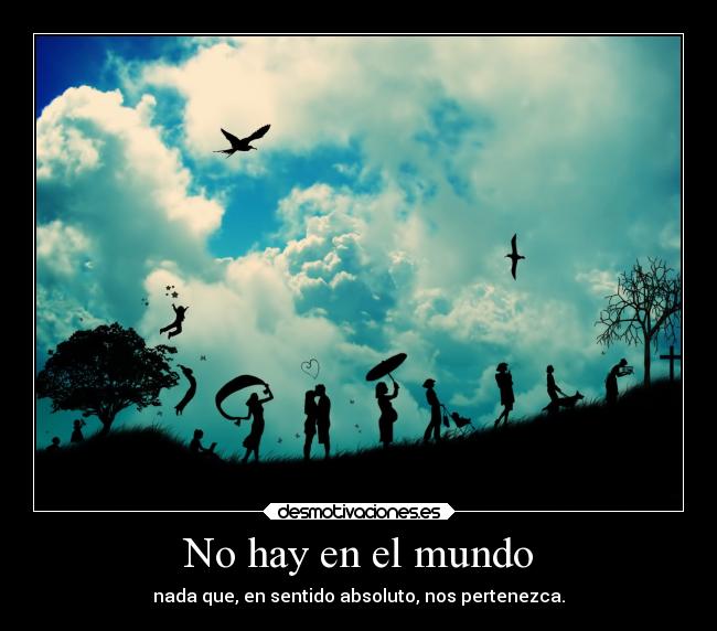 No hay en el mundo -