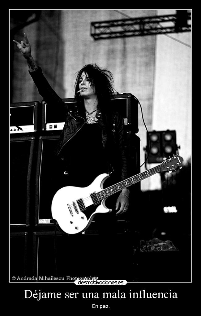 Déjame ser una mala influencia -