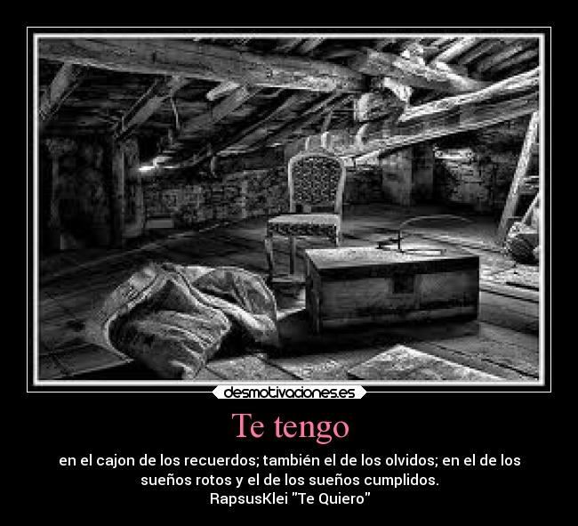 Te tengo - 