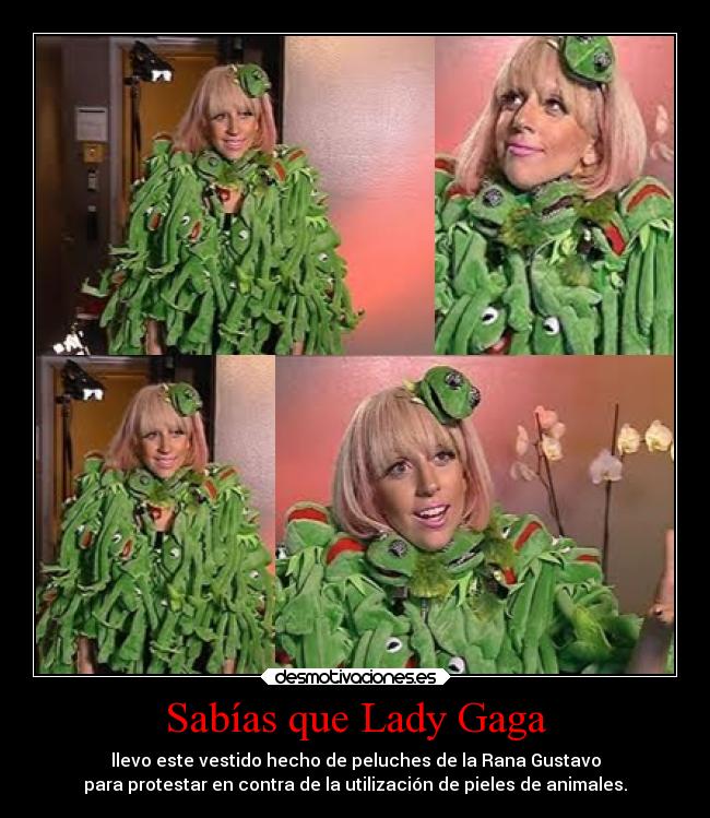 Sabías que Lady Gaga - 