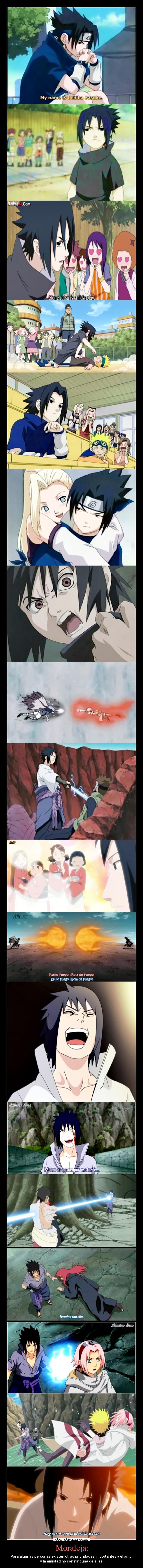 Moraleja: - Para algunas personas existen otras prioridades importantes y el amor
y la amistad no son ninguna de ellas.