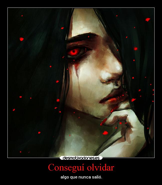 Conseguí olvidar - algo que nunca salió.