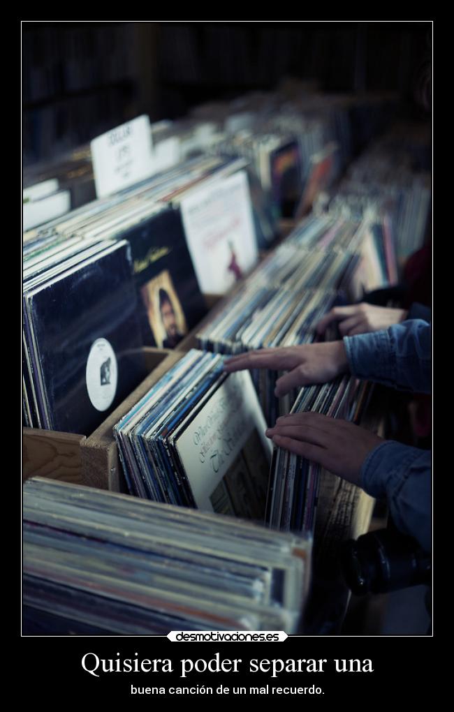 Quisiera poder separar una -