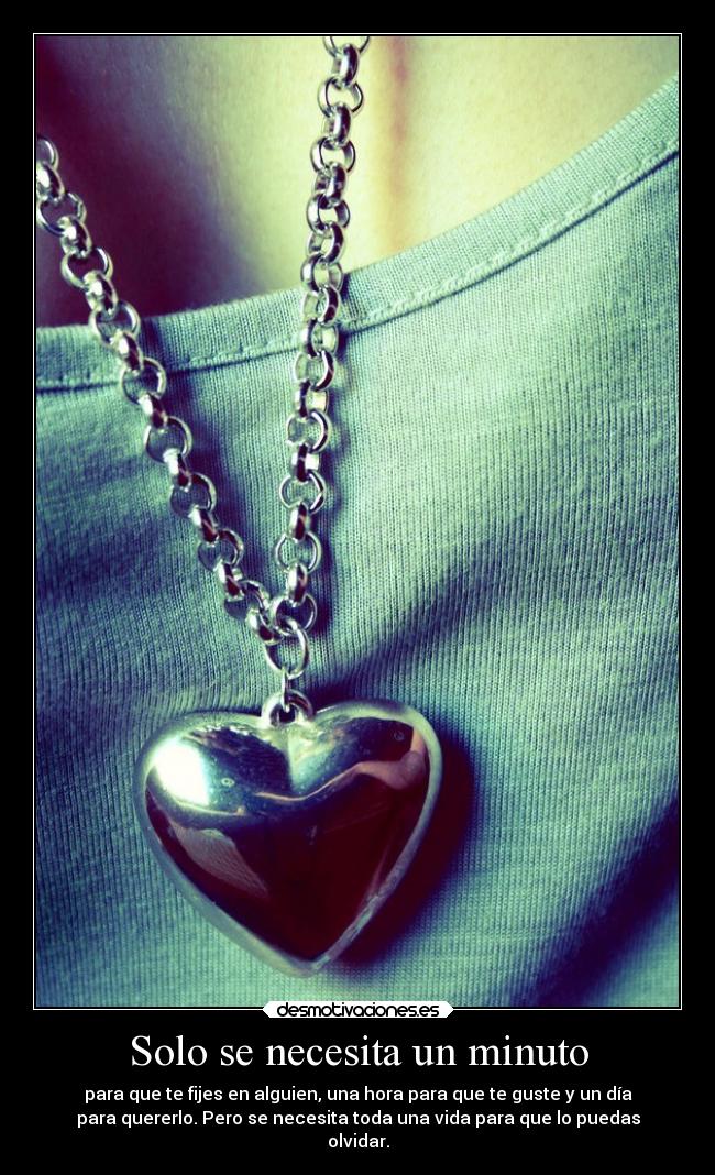 Solo se necesita un minuto -