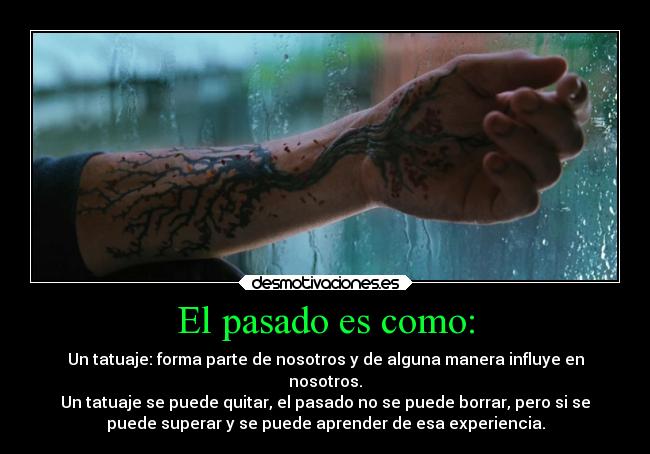 carteles pasado pasado desmotivaciones