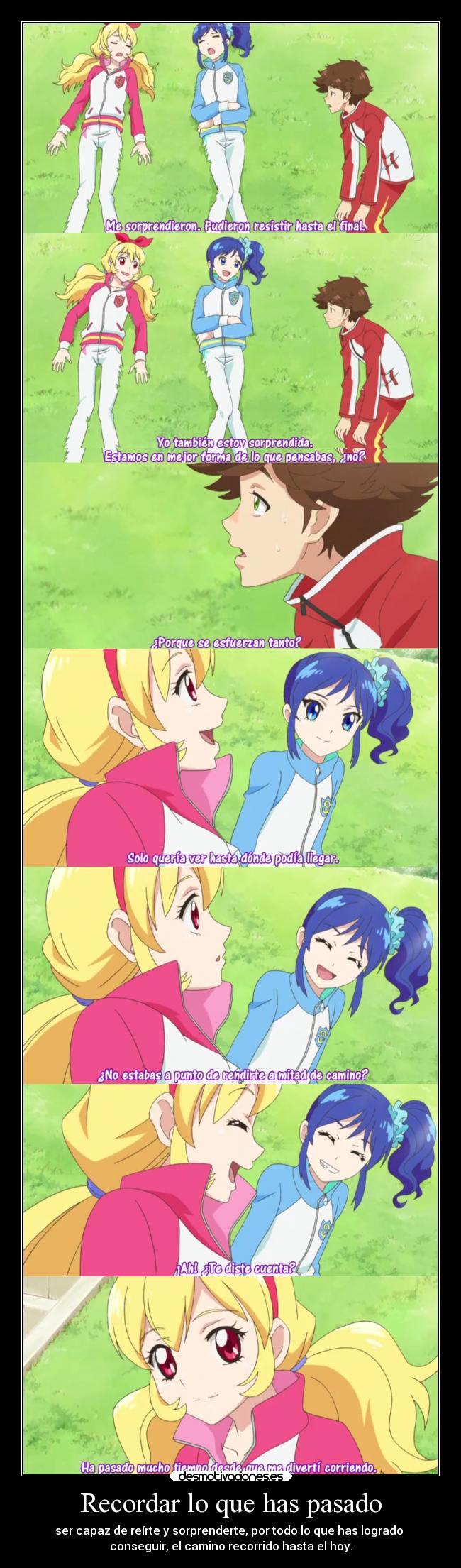 Recordar lo que has pasado -