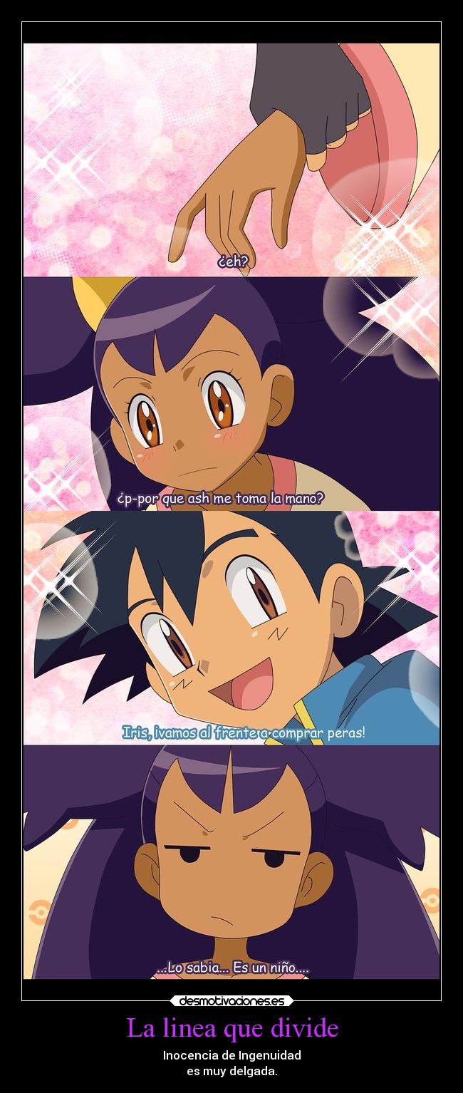 La linea que divide - Inocencia de Ingenuidad
es muy delgada.