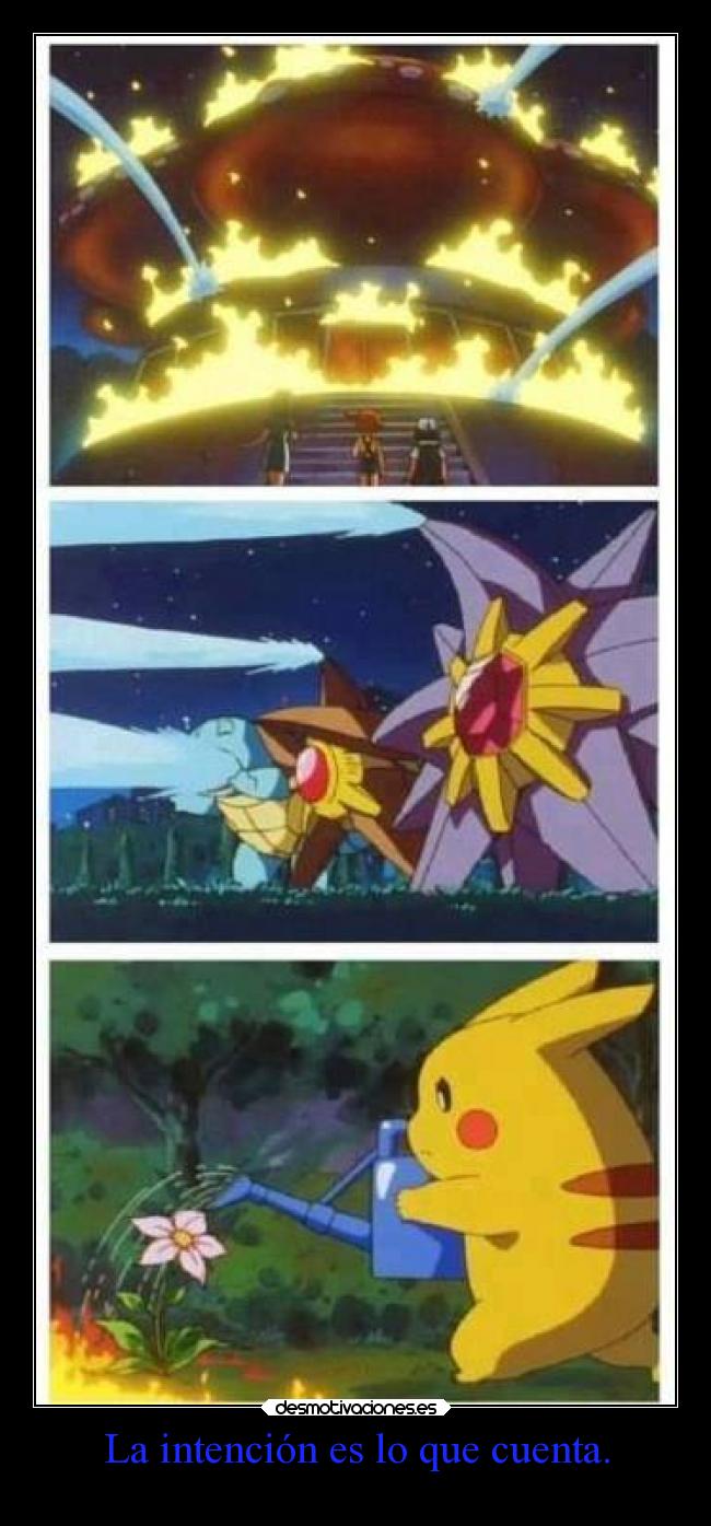 La intención es lo que cuenta. - 