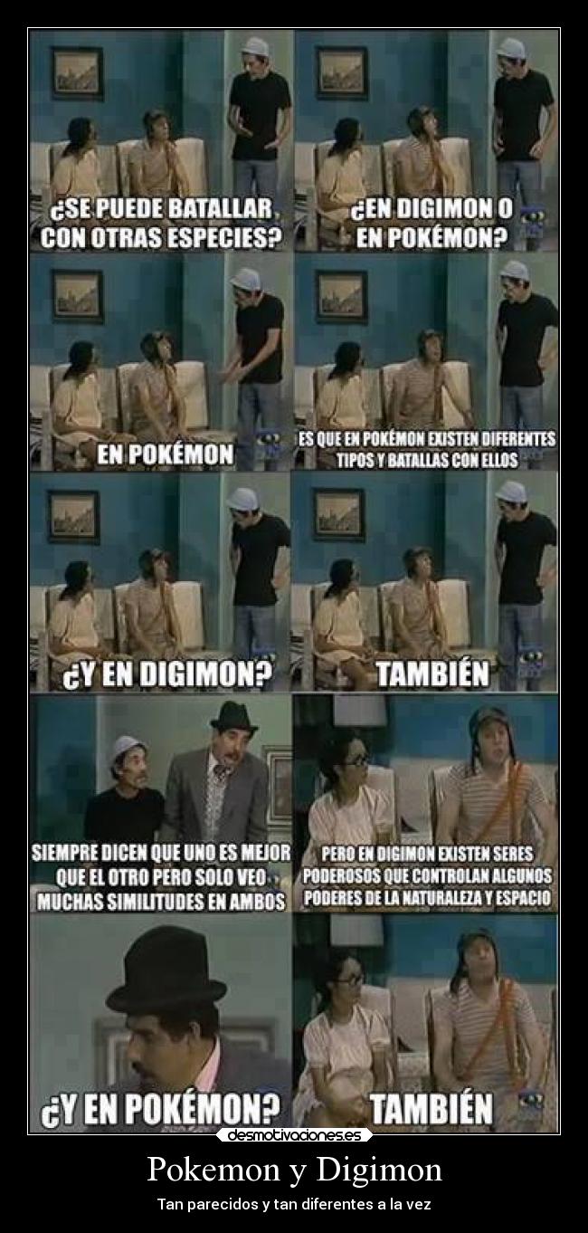 Pokemon y Digimon -
