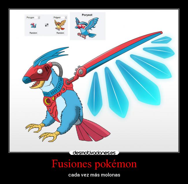 Fusiones pokémon - cada vez más molonas