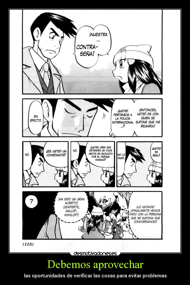 Debemos aprovechar -