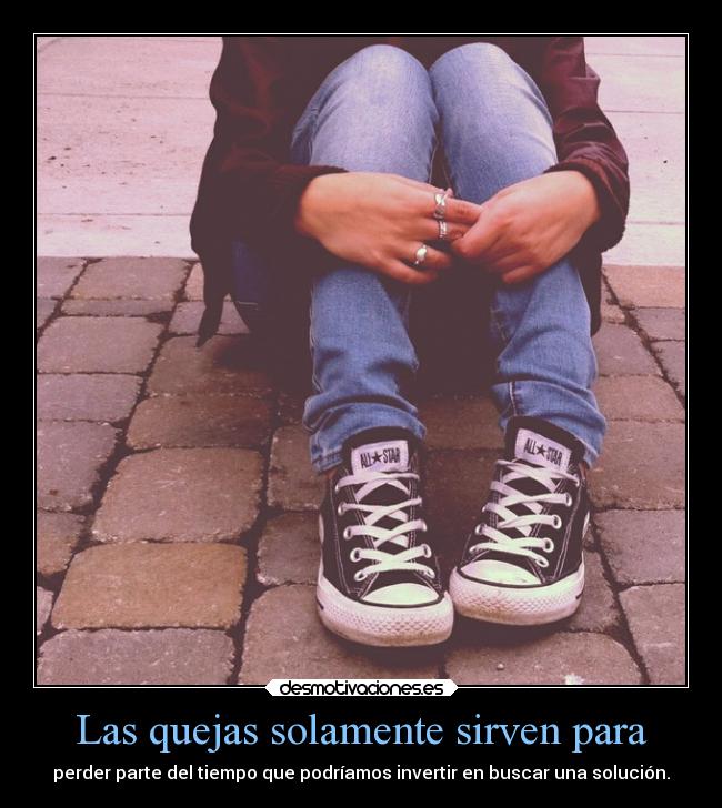 carteles problemas quejas desmotivaciones