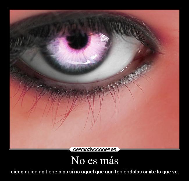 No es más -