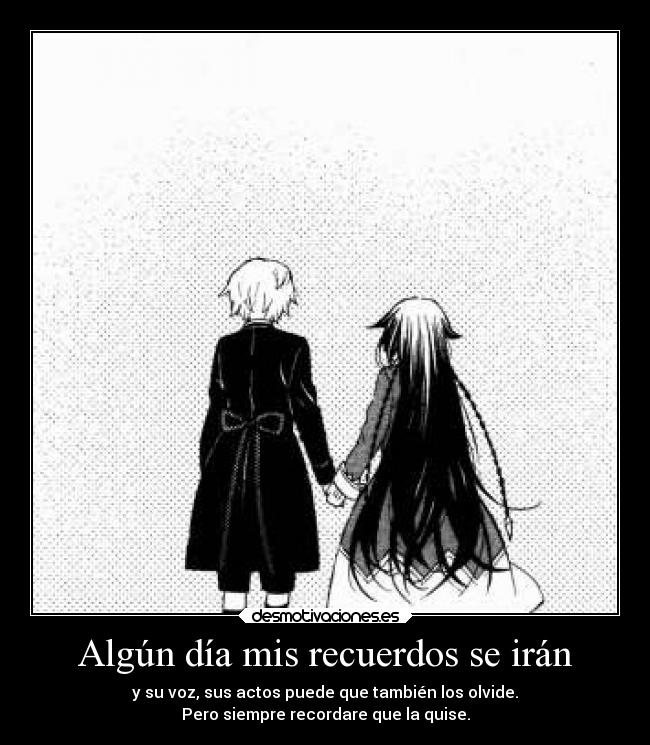 Algún día mis recuerdos se irán - 