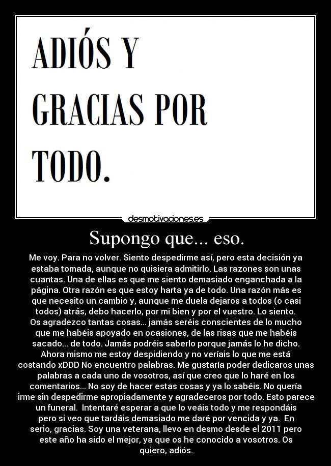 carteles recuerdos ultimo cartel mirai despedida desmotivaciones