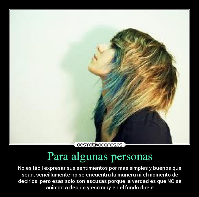 Para algunas personas -