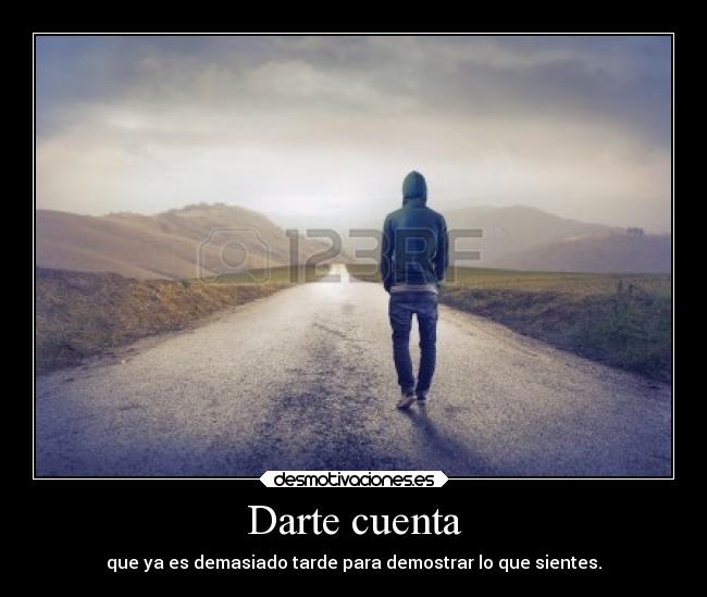 Darte cuenta -