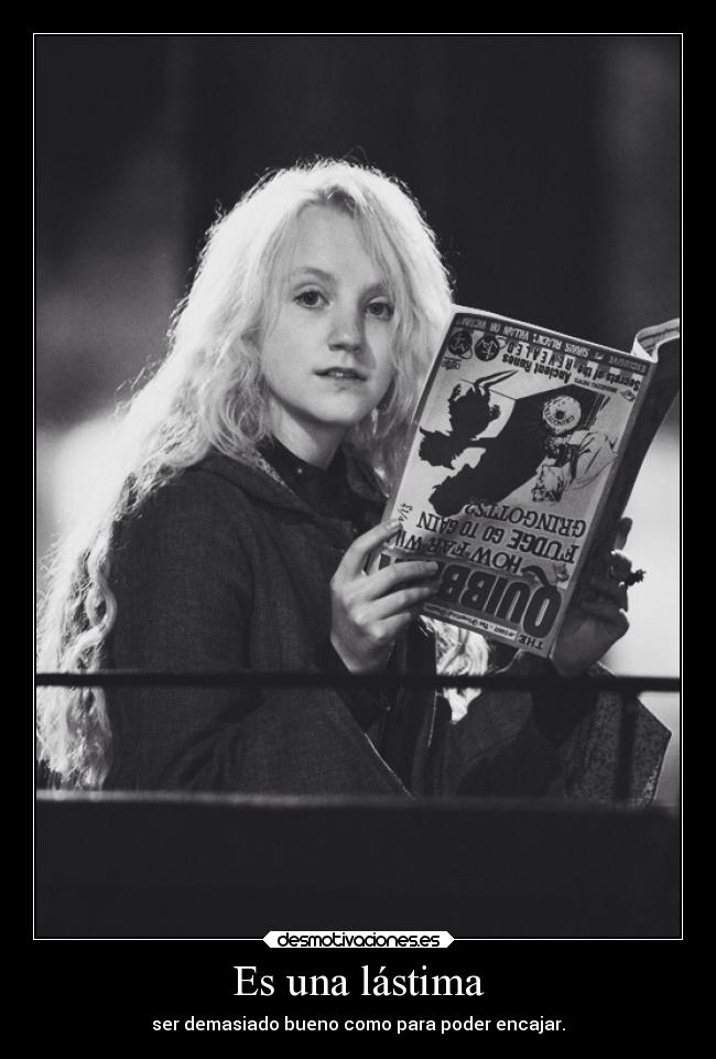 Es una lástima -