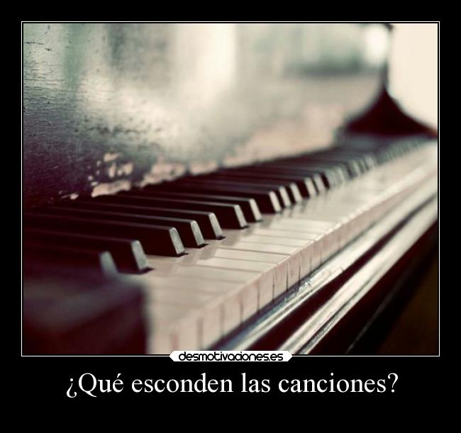 ¿Qué esconden las canciones? -