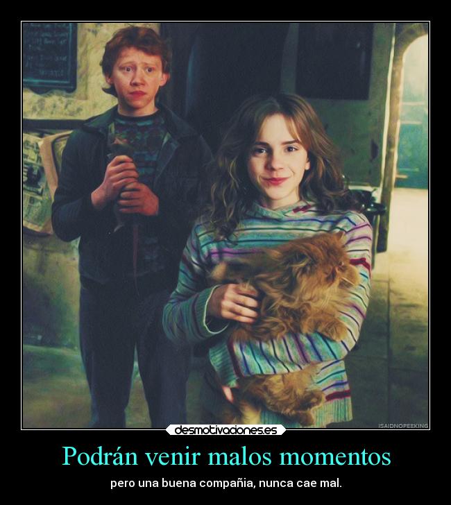 Podrán venir malos momentos -