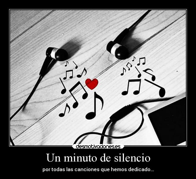 Un minuto de silencio -