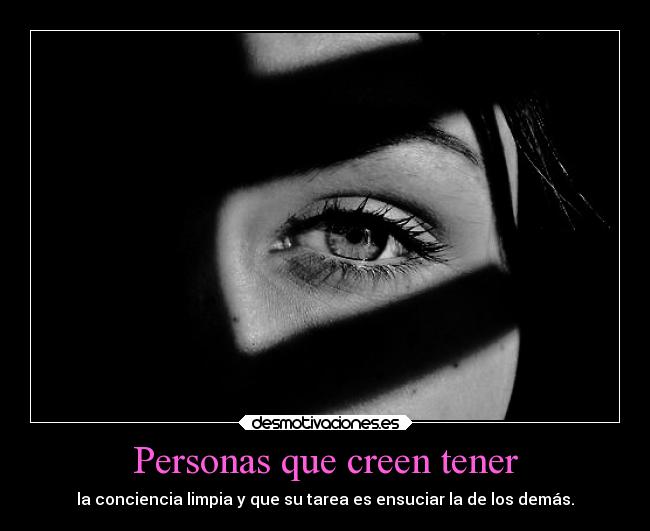Personas que creen tener -