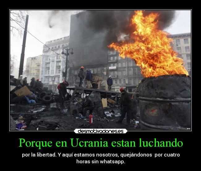 Porque en Ucrania estan luchando -