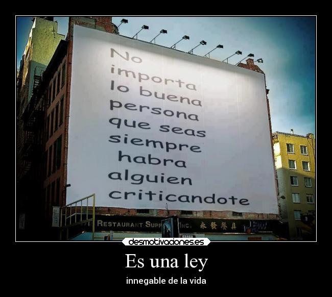 Es una ley -