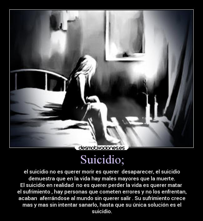 carteles soledad sociedad suicidio solucion desmotivaciones