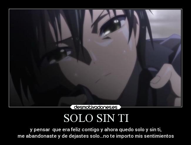 SOLO SIN TI -