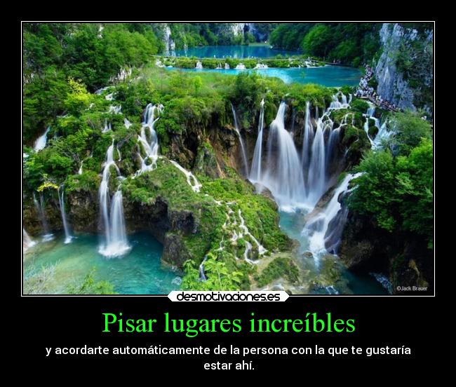 carteles vida alegria lugares increibles persona isla cascada desmotivaciones