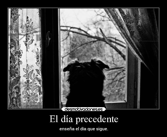 El día precedente - 