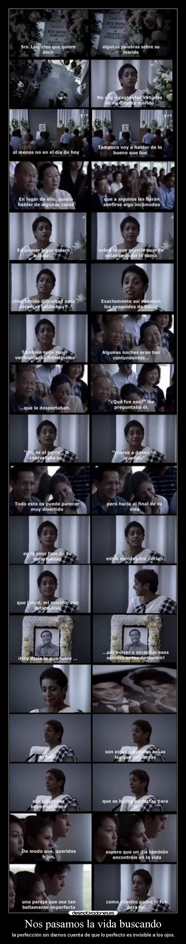 Nos pasamos la vida buscando - 