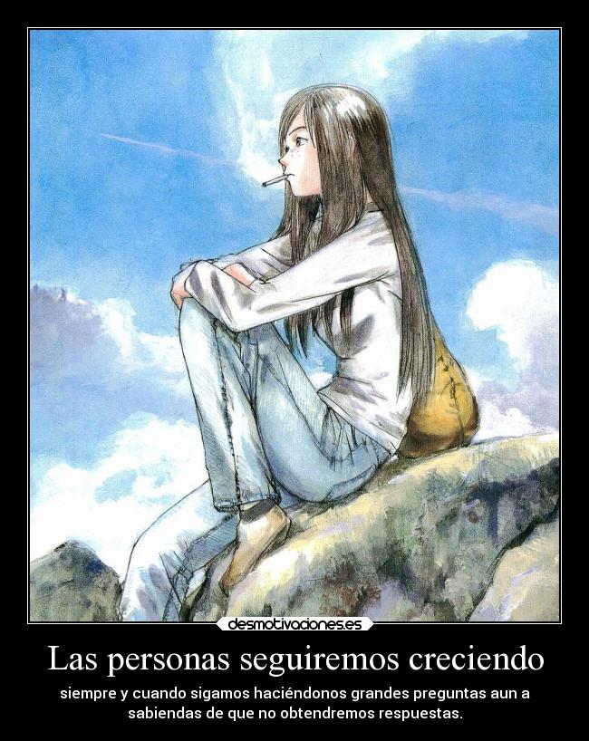 Las personas seguiremos creciendo - 