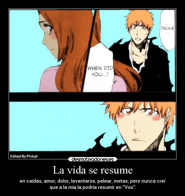 La vida se resume -